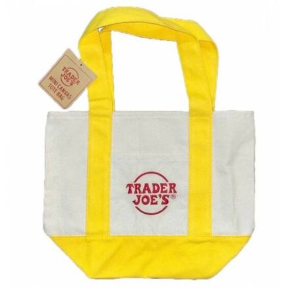 Trader joes Mini Canvas totes - Picture 4 of 5